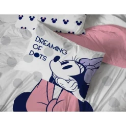 Saturday Park Disney Minnie Mouse Dreaming Of Dots 100% Organic Cotton Bed Set -Bedding Store GUEST b130a922 1cbf 453c 9c5b 5e2c2b06e2d9