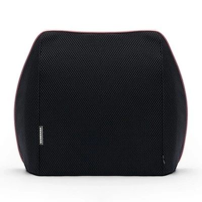 WENNEBIRD Model Q Lumbar Memory Foam Support Pillow To Improve Posture With Raised Side Butterfly Design, Dual Fabric, And Removable Cover, Pink 2 WENNEBIRD Model Q Lumbar Memory Foam Support Pillow To Improve Posture With Raised Side Butterfly Design, Dual Fabric, And Removable Cover, Pink - Image 2