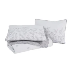 King Flora Quilt & Sham Set Gray - Laura Ashley 10 King Flora Quilt & Sham Set Gray - Laura Ashley -Bedding Store GUEST bd327abb 348f 4f8d 8712 9c149493a9ae