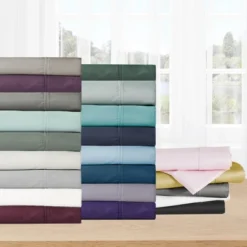 Cotton Sheets Set - Softest 400 Thread Count Bed Sheets, 100% Cotton Sateen, Cooling, Deep Pocket By California Design Den 12 Cotton Sheets Set - Softest 400 Thread Count Bed Sheets, 100% Cotton Sateen, Cooling, Deep Pocket By California Design Den -Bedding Store GUEST c57ca931 d84b 4e7d 9f98 61197e488010