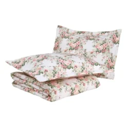 Joyce Cotton Quilt & Sham Set Pink - Laura Ashley -Bedding Store GUEST ccbd5d78 f208 4092 9ec1 9e3ff8451510