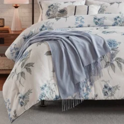 Benita 7pc Printed Seersucker Comforter Set Blue -Bedding Store GUEST ceb7c3f7 2dd1 47c6 86e8 dc5ab5e10d66