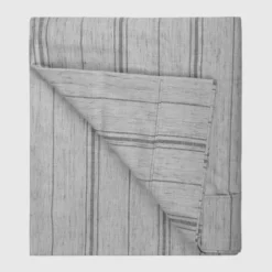 King Printed Pattern Peached Cotton Percale Melange Sheet Set Minimal - Macaron