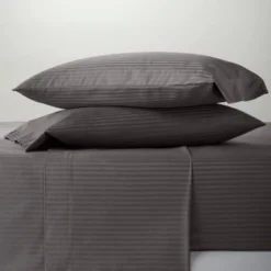 400 Thread Count Damask Solid Sheet Set - Thresholdâ˘