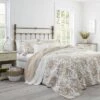 Bedford Reversible Quilt Set Mocha - Laura Ashley