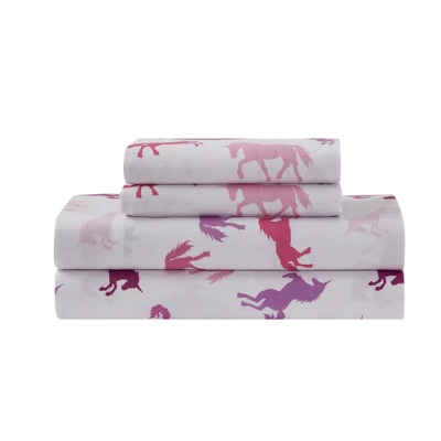 Unicorns Forever Kids Printed Bedding Set Includes Sheet Set By Sweet Home Collection 2 Unicorns Forever Kids Printed Bedding Set Includes Sheet Set By Sweet Home Collection - Image 2