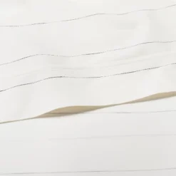 Featured Products 1 Cotton Percale Thin Stripe Sheet Set Sour Cream/Railroad Gray - Hearth & Hand⢠With Magnolia