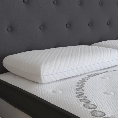 Merrick Lane Queen Size Ventilated Memory Foam Bed Pillow - Cool Gel Infused Memory Foam Pillow For Sleeping 1 Merrick Lane Queen Size Ventilated Memory Foam Bed Pillow - Cool Gel Infused Memory Foam Pillow For Sleeping