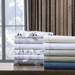 Solid Flannel Sheet Set - Eddie Bauer -Bedding Store GUEST fdcc1fb8 5b42 4431 8111 f644e8e85b25
