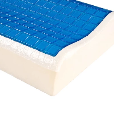 Fleming Supply Contour Comfort Gel Memory Foam Pillow - White 2 Fleming Supply Contour Comfort Gel Memory Foam Pillow - White - Image 2